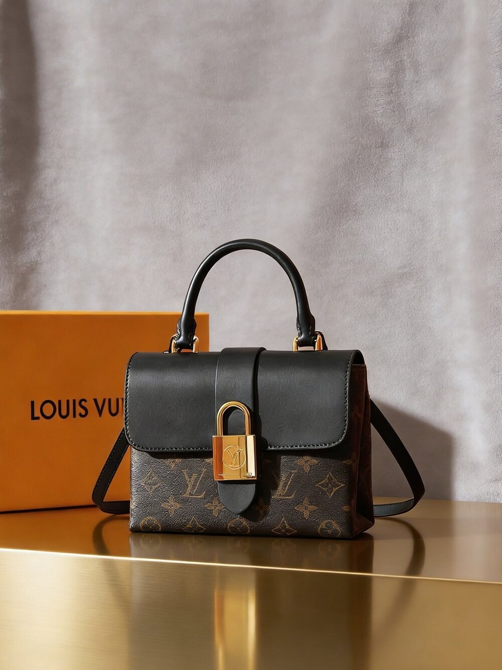 Louis Vuitton Locky BB Monogram Black Leather